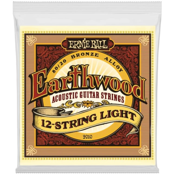 Ernie Ball 2010 Earthwood 80/20 12-Stringed Light